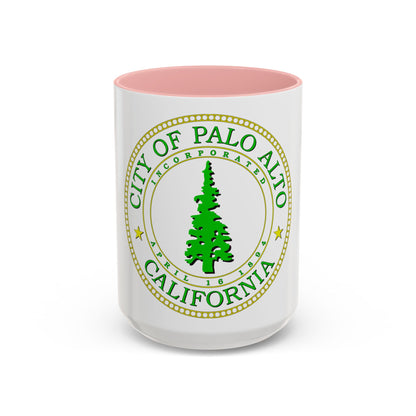 Seal of Palo Alto California - Accent Coffee Mug