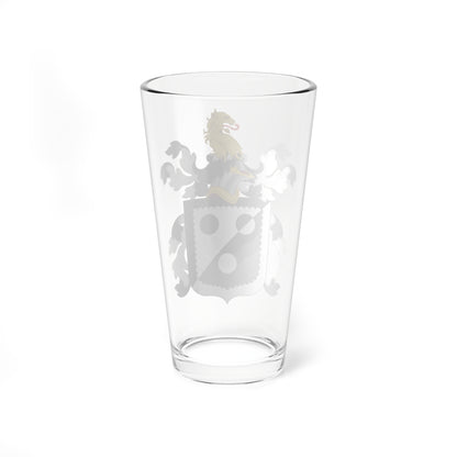 Coat of Arms of William Pynchon (United States) (Coat of Arms) Pint Glass 16oz