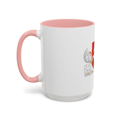 Coat of arms of the President of Lithuania - Accent Coffee Mug