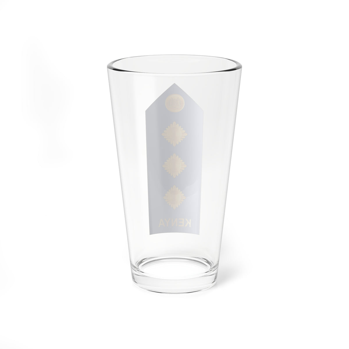 09. Kenyan Air Force CAPT (Kenya) (Military Rank) Pint Glass 16oz