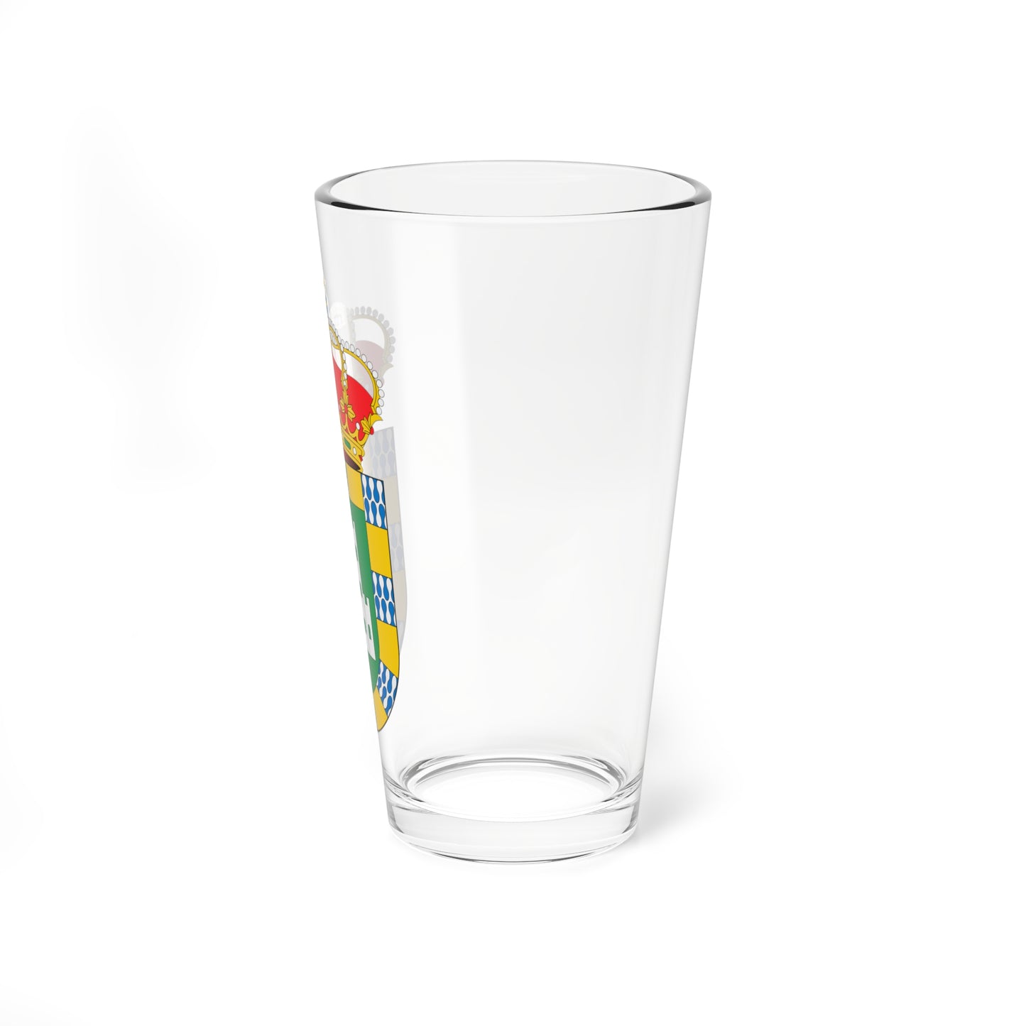 Escudo de Alfoz Lugo (Spain) (Coat of Arms) Pint Glass 16oz