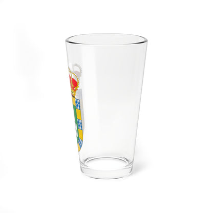 Escudo de Alfoz Lugo (Spain) (Coat of Arms) Pint Glass 16oz