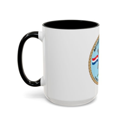 USCG Activities Europe the Netherlands (U.S. Coast Guard) Accent Coffee Mug