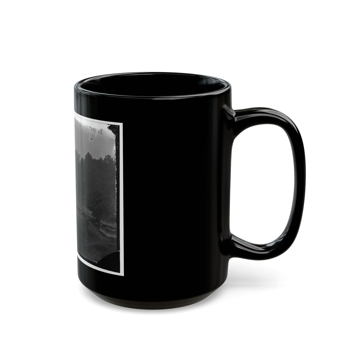 Hanovertown Ferry, Va.  Pontoon Bridges Across The Pamunkey, With Wagons (U.S. Civil War) Black Coffee Mug