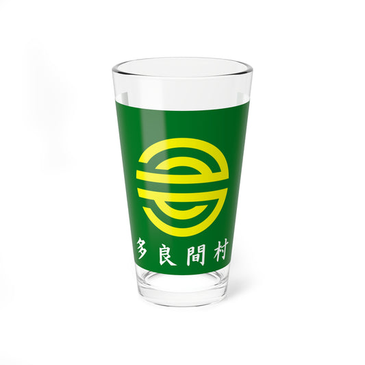 Flag of Tarama Okinawa (Japan) Pint Glass 16oz