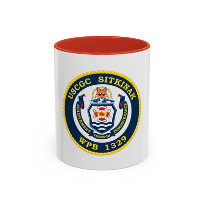 USCGC Sitkinak WPB 1329 (U.S. Coast Guard) Accent Coffee Mug