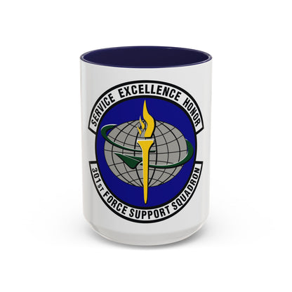 301st Force Support Squadron (U.S. Air Force) Accent Coffee Mug
