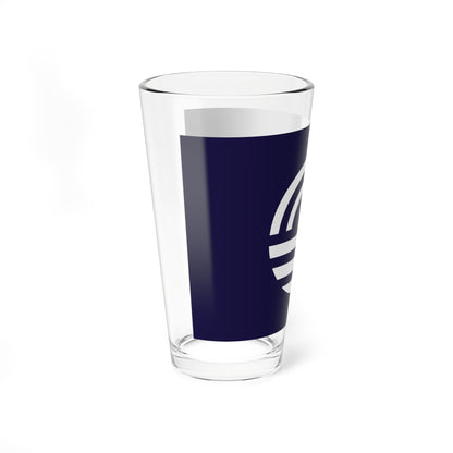 Flag of Hiwasa Tokushima 1935-2006 (Japan) Pint Glass 16oz