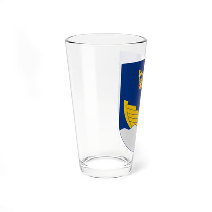 Vapen för Helsingfors stad (Finland) (Coat of Arms) Pint Glass 16oz