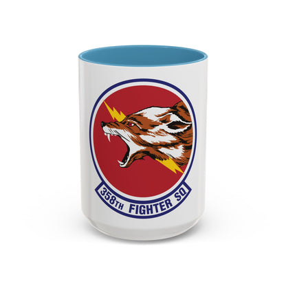 358th Fighter Squadron (U.S. Air Force) Accent Coffee Mug