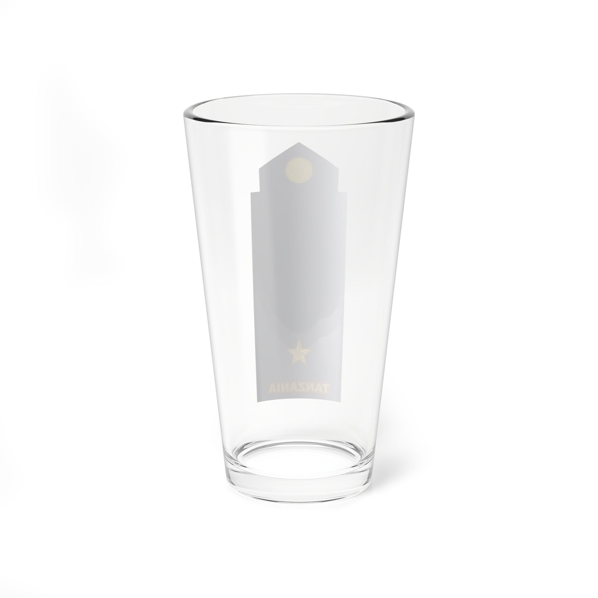 08 Tanzania Air Force 2LT (Tanzania) (Military Rank) Pint Glass 16oz