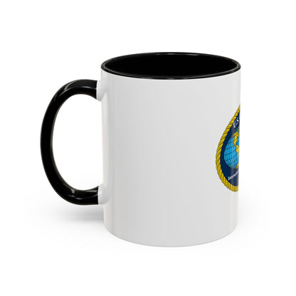 International Port Security Program USCG (U.S. Coast Guard) Accent Coffee Mug