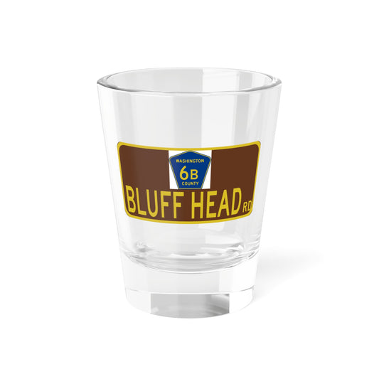 Washington County 6B NY blade sign (New York) (Road Sign) Shot Glass 1.5oz