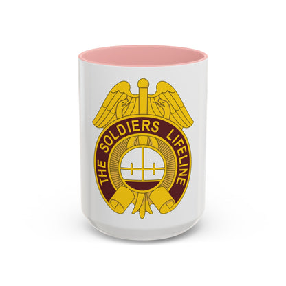 424 Medical Battalion (U.S. Army) Accent Coffee Mug