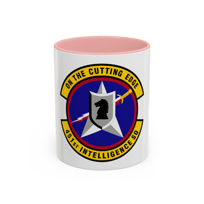451 Intelligence Squadron ACC (U.S. Air Force) Accent Coffee Mug