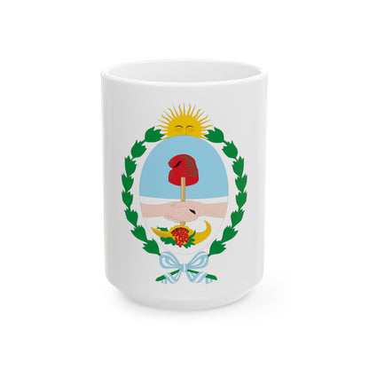 Coat of Arms Mendoza Argentina - White Coffee Mug