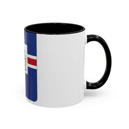 Coat of arms of the President of Iceland - Accent Coffee Mug