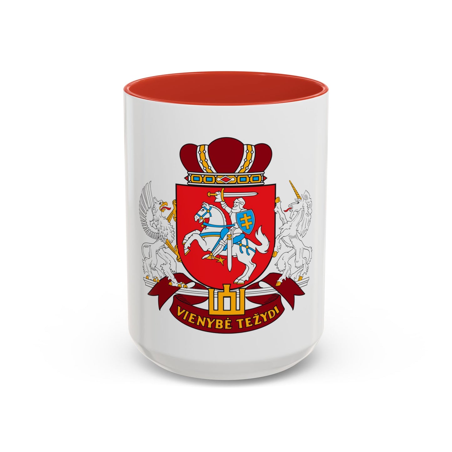 Coat of arms of the Seimas of Lithuania - Accent Coffee Mug