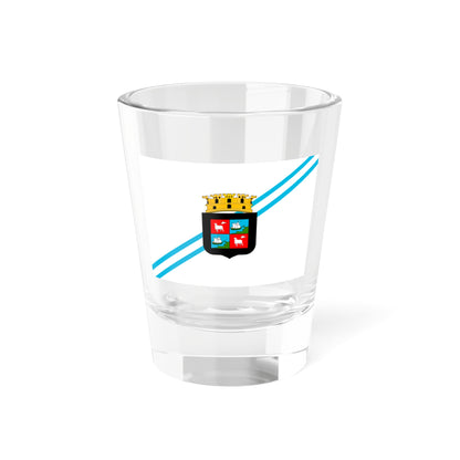 Bandera de Puerto Cortes (Honduras) Shot Glass 1.5oz