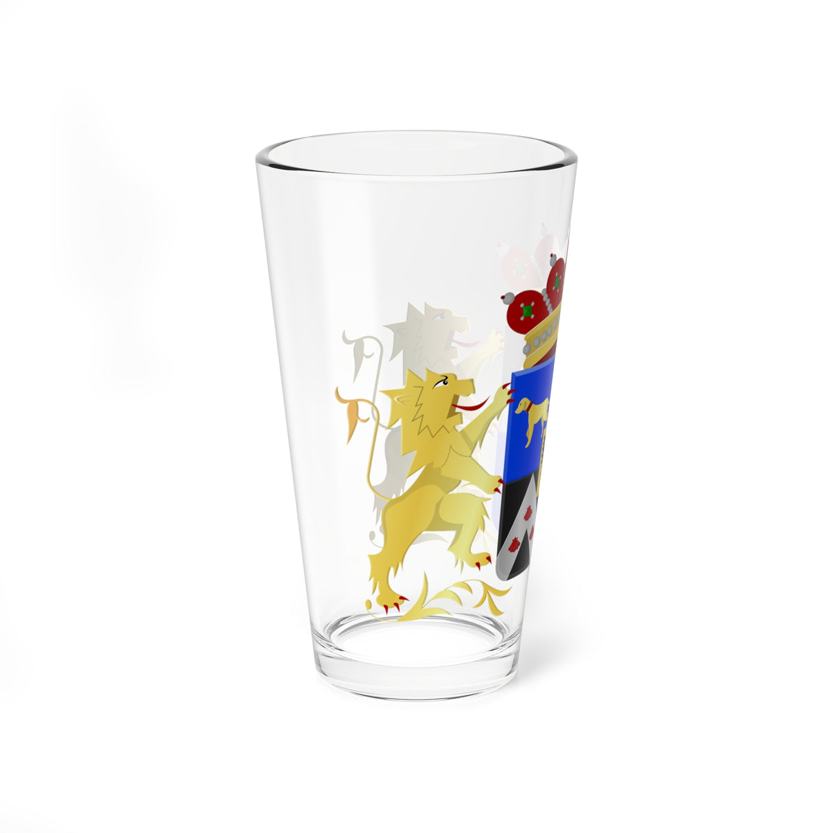 Lovendegem wapen (Belgium) (Coat of Arms) Pint Glass 16oz