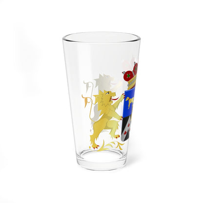 Lovendegem wapen (Belgium) (Coat of Arms) Pint Glass 16oz