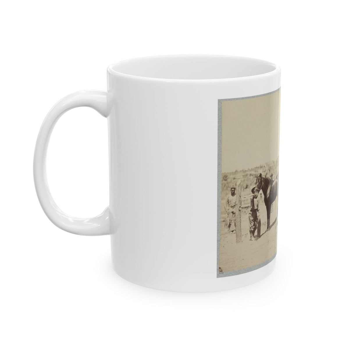 Army Forge In Front Of Petersburg, Va. (U.S. Civil War) White Coffee Mug