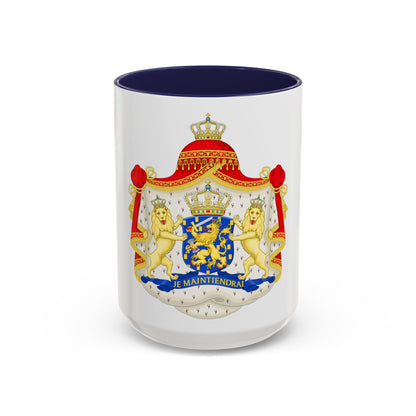 Royal coat of arms of the Netherlands (1815-1907) - Accent Coffee Mug