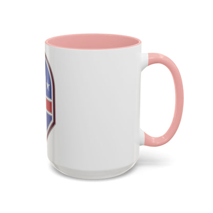 332 Medical Brigade 3 (U.S. Army) Accent Coffee Mug