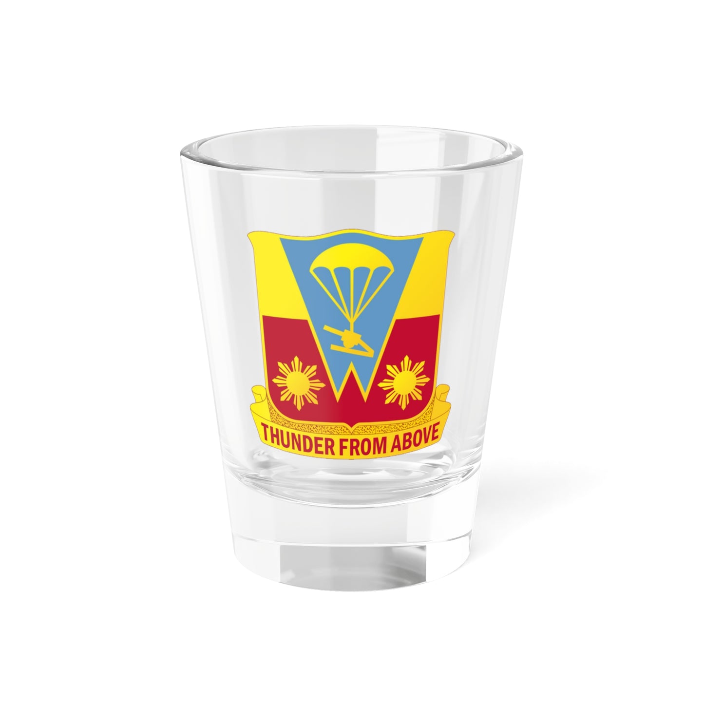 674th Airborne Field Artillery Battalion (U.S. Army) Shot Glass 1.5oz