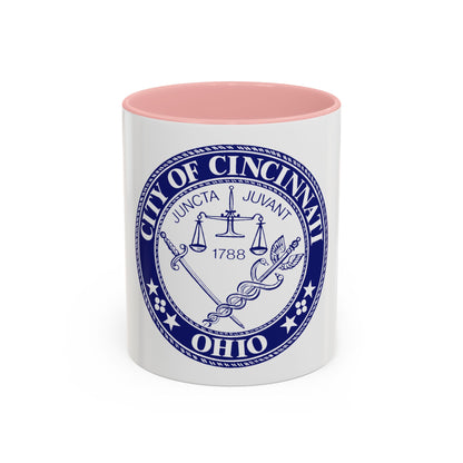 Seal of the City of Cincinnati (Ohio) - Accent Coffee Mug