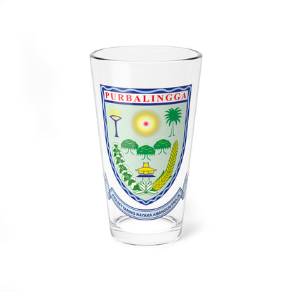 Seal of Purbalingga Regency (Indonesia) (Coat of Arms) Pint Glass 16oz