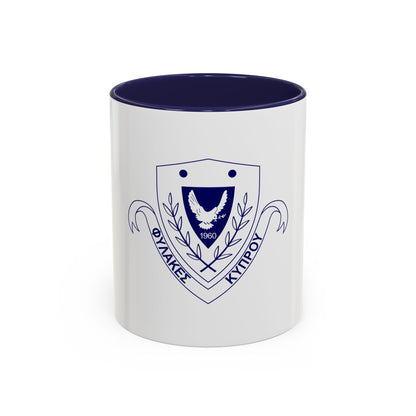 Cyprus Prisons Department - Accent Coffee Mug