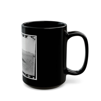 Antietam, Maryland. Confederate Soldiers As They Fell Near The Burnside Bridge (U.S. Civil War) Black Coffee Mug