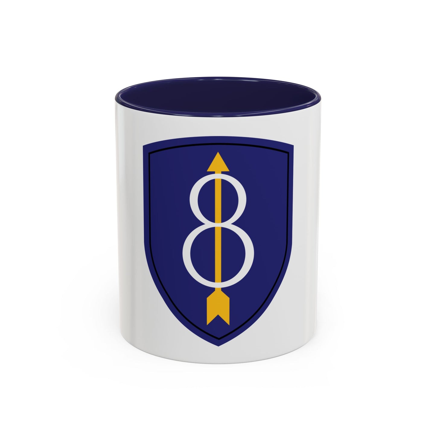 8th Infantry Division patch (U.S. Army) Accent Coffee Mug