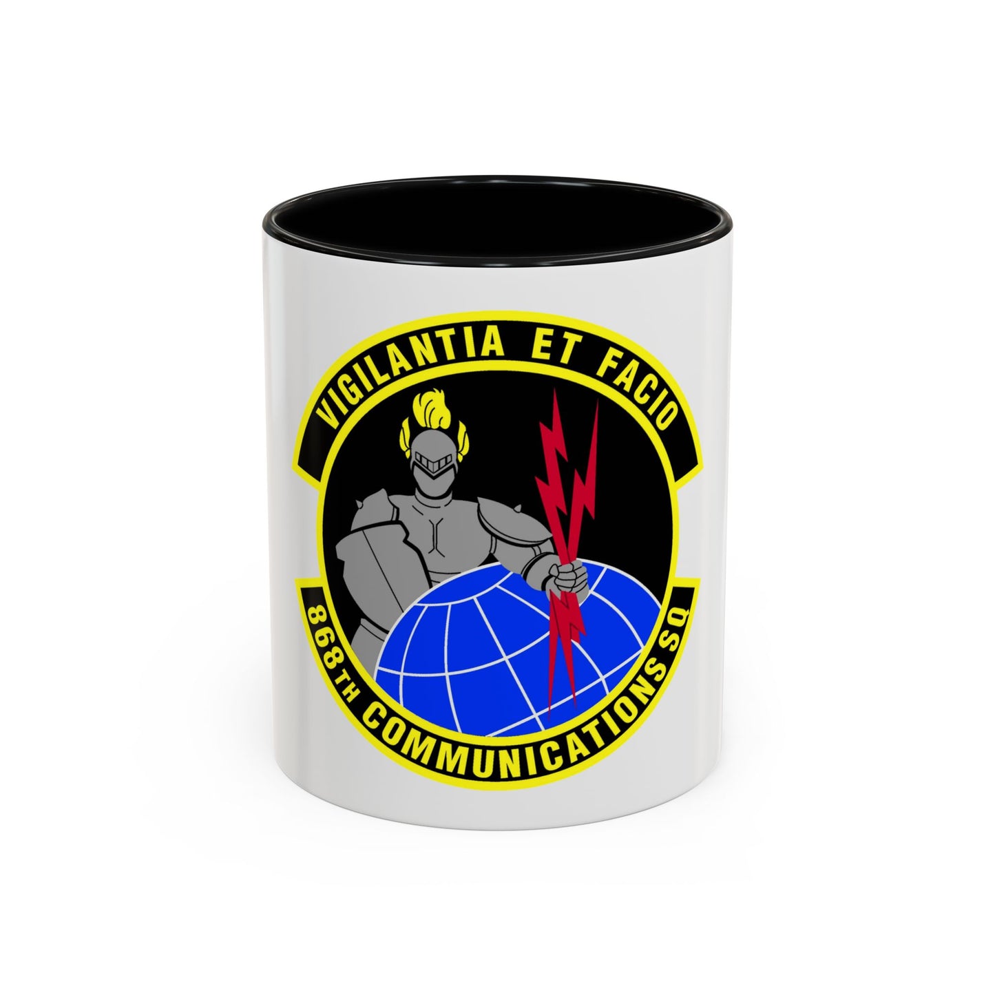868th Communications Squadron (U.S. Air Force) Accent Coffee Mug