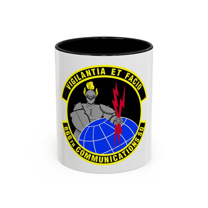 868th Communications Squadron (U.S. Air Force) Accent Coffee Mug