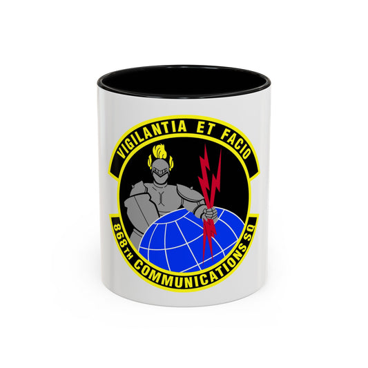 868th Communications Squadron (U.S. Air Force) Accent Coffee Mug