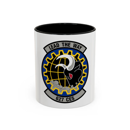 627 Civil Engineer Squadron AMC (U.S. Air Force) Accent Coffee Mug