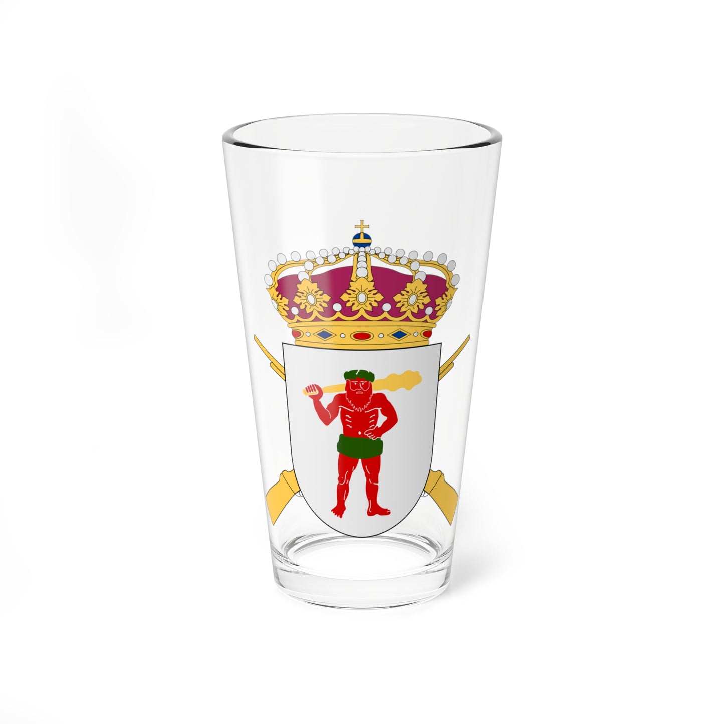 Västerbottens regemente vapen (Sweden) (Coat of Arms) Pint Glass 16oz