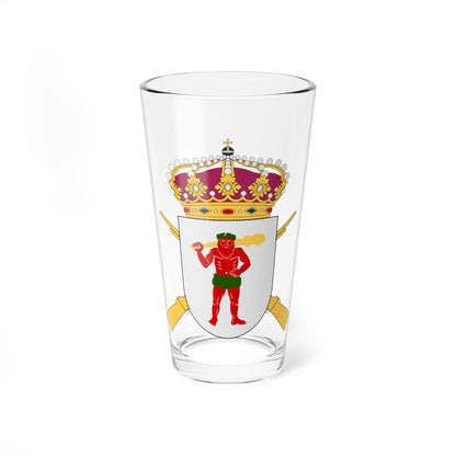 Västerbottens regemente vapen (Sweden) (Coat of Arms) Pint Glass 16oz