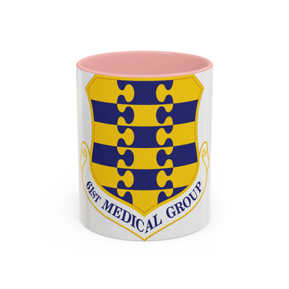 61st Medical Group (U.S. Air Force) Accent Coffee Mug