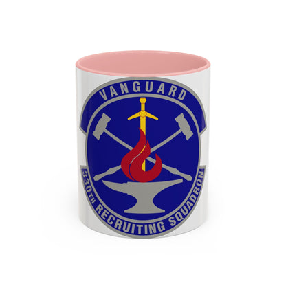 330 Recruiting Squadron AETC (U.S. Air Force) Accent Coffee Mug