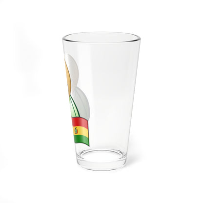 Nuvola Bolivian man icon2 (Bolivia) Pint Glass 16oz