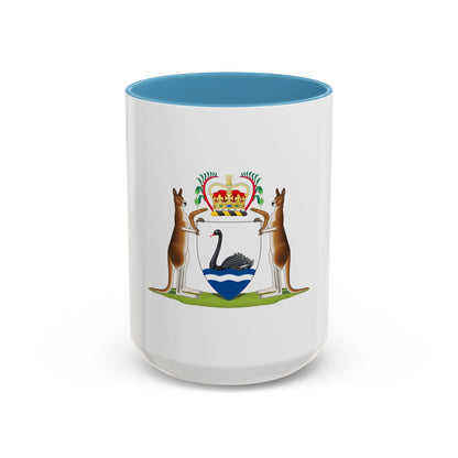Coat of arms of Western Australia - Accent Coffee Mug
