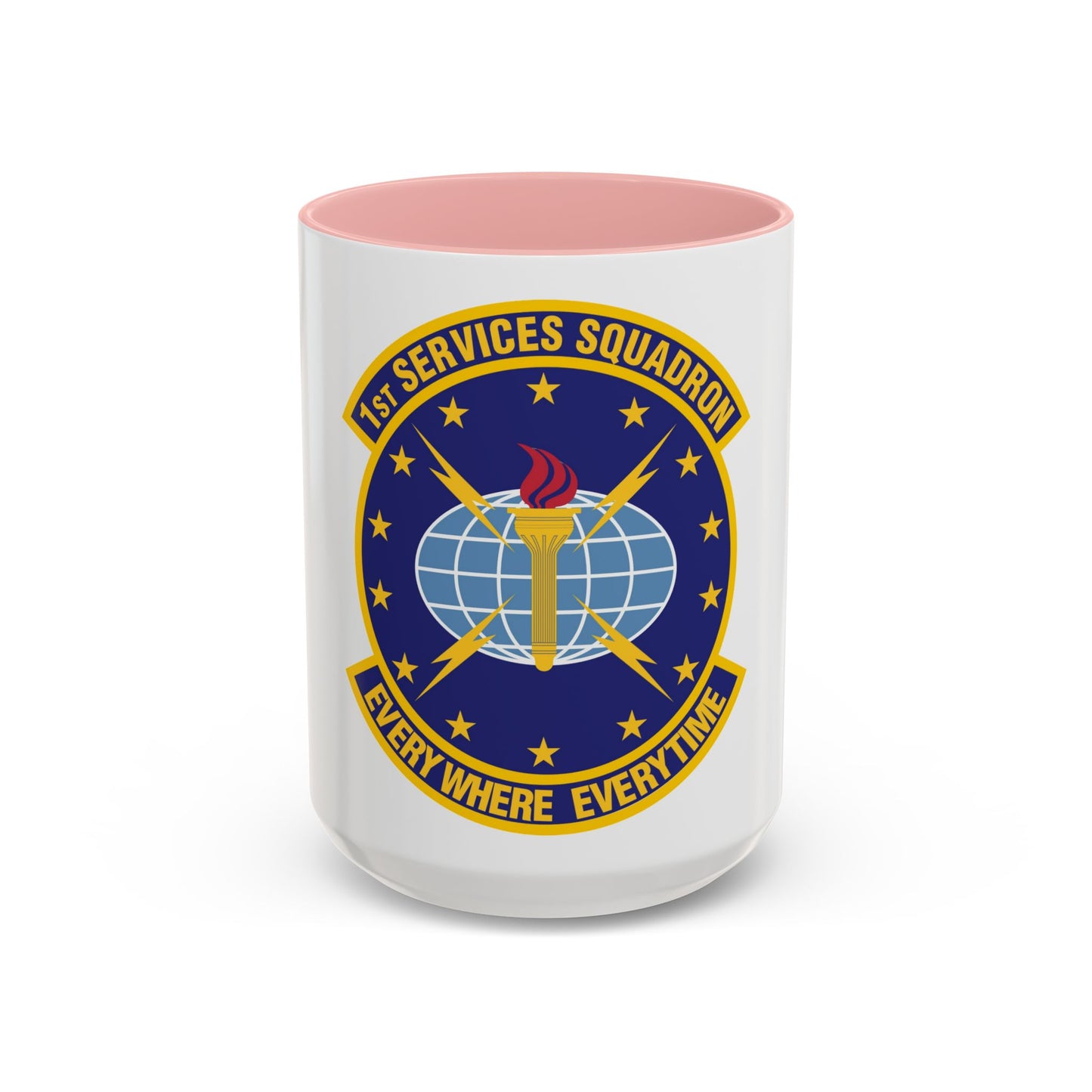 1st Services Squadron (U.S. Air Force) Accent Coffee Mug