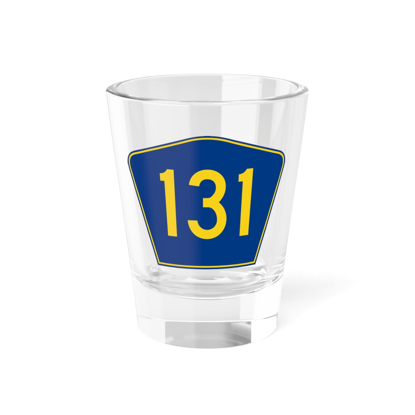 PR secondary 131 (Puerto Rico) (Road Sign) Shot Glass 1.5oz