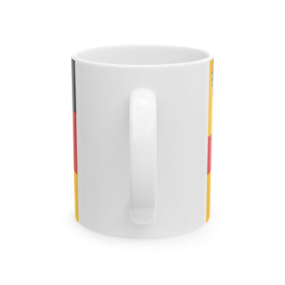 War ensign of the German Empire Navy 1848-1852 (Germany) White Coffee Mug