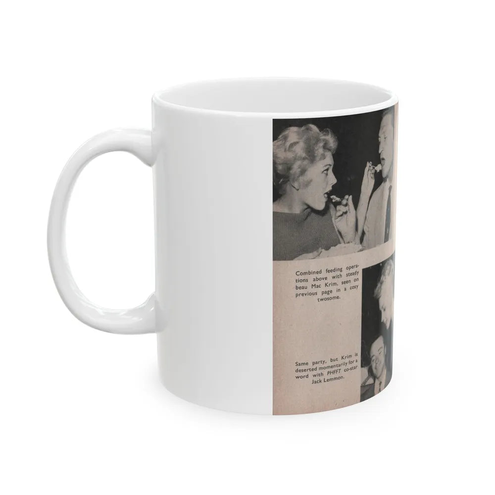 Kim Novak #158 - Scanned Mag. 66 Photos (Vintage Female Icon) White Coffee Mug-Go Mug Yourself