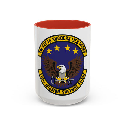 116th Mission Support Flight (U.S. Air Force) Accent Coffee Mug