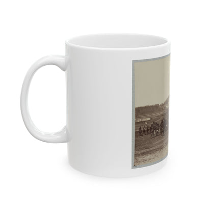 17th New York Battery Artillery Depot, (Camp Barry) Near Washington, D.C. (U.S. Civil War) White Coffee Mug